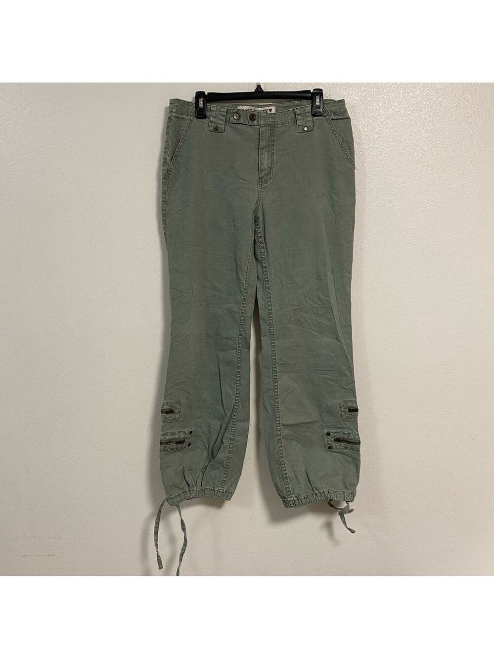 Joe Boxer Pants Juniors Size 13 Army Green Y2K Cargo Pants